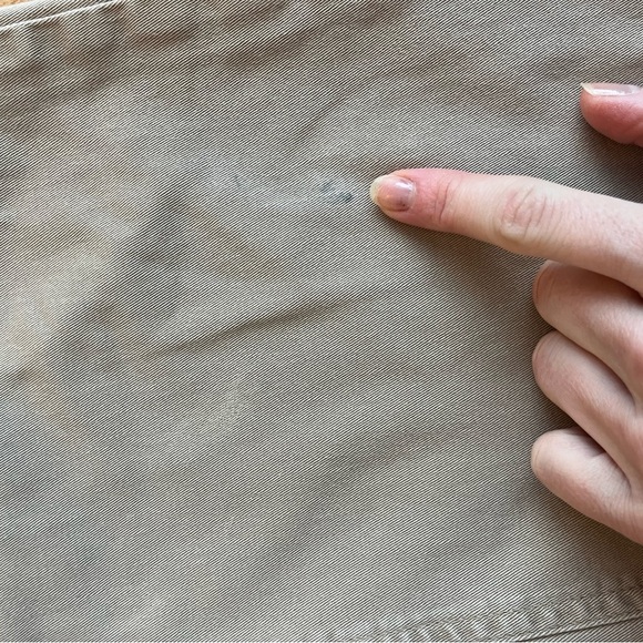 l.l.bean Lined pull on outdoor hiking khaki  pants winter casual warm size 6 - Picture 4 of 10